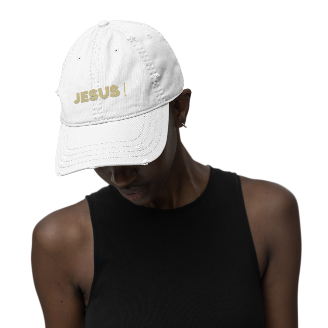 Jesus Hat White